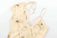 2024 otoño nuevo producto ropa de mujer estilo europeo y americano vestido sin mangas estampado versátil falda larga - details 10