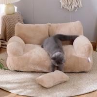 Cama suave y cálida para gato, sofá para perro, estera cómoda, lavable, casa para dormir para gatito y cachorro, nido de felpa antideslizante para invierno - details 5