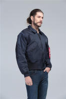Chaqueta de vuelo Bomber CWU 45P acolchada de nailon para invierno, abrigo de estilo militar Vintage TOP GUN, chaqueta para hombre - details 8