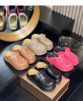 Nuevo agujero de verano zapatos niñas EVA desgaste bolsa de pie no apestoso cabeza media red de arrastre rojo moda versátil zapatillas - details 24