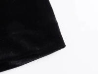 , nable Año Nuevo Corto sin mangas con hombreras de terciopelo, elegante vestido de noche para mujer - details 10