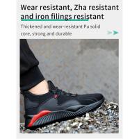 Zapatillas de seguridad informales para hombre, zapatos de trabajo con punta de acero, antigolpes, ANTIPERFORACIONES, indestructibles, botas protectoras - details 13
