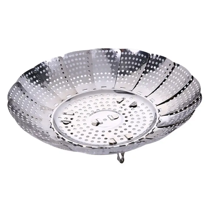 Cesta de vapor de acero inoxidable para cocinar al vapor, cesta de vapor para verduras - 1