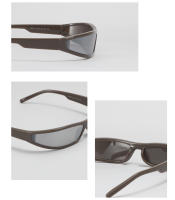 Gafas de Sol para Hombres Marco Rectangular Narrow Certificado CE Hechas en China - details 1
