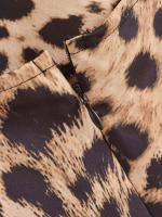 Vestido Midi de Moda Verano 2024 Estilo Interior con Estampado de Leopardo - details 9