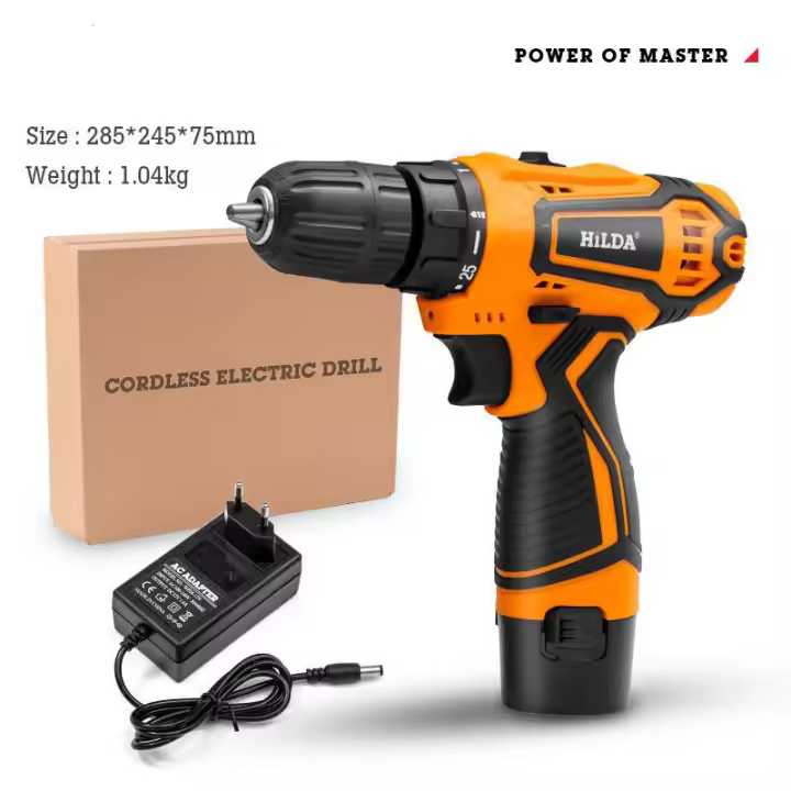 Taladro atornillador a batería 21v para casa kit destornilladores 16.8v - 1