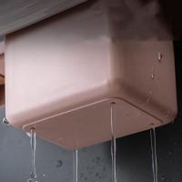 Accesorios de baño colgantes sin perforaciones, estante de hierro rizador, caja de almacenamiento, soporte para secador de pelo, 1 Uds. - details 3