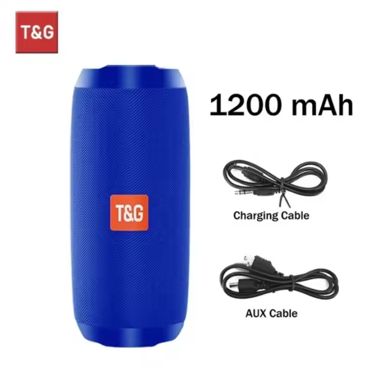 Altavoz Portátil Bluetooth T&G TG117 Woofer Inalámbrico para Exteriores Llamada Libre - 1