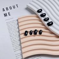120 negro 12 tamaños, puntas de uñas cuadradas, uñas acrílicas cortas, uñas postizas prensadas - details 4