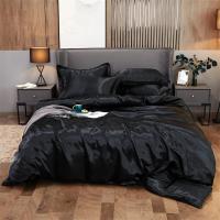 Juego de Ropa de Cama de Color Sólido Lujo Rayon Satén Funda de Edredón Kit de Tamaño Twin Queen King 2pcs/3pcs/4pcs - details 8