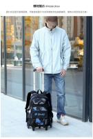 Mochila escolar con ruedas para niños, bolsa de viaje para estudiantes - details 14