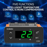 Controlador de temperatura inteligente Digital CH302, 110V, 220V, regulador de termostato, Sensor termorregulador de refrigeraci￳n de descongelaci￳n - details 7