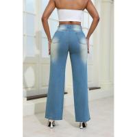 Pantalones vaqueros de moda coreana para mujer, cintura, estilo informal, vaqueros de alta elasticidad - details 9