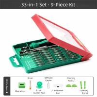 Juego de destornilladores de precisión Torx, Kit de herramientas de reparación hexagonales ranuradas, destornillador magnético de acero inoxidable, reparación de portátiles - details 14