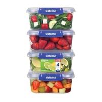 Recipientes herméticos para alimentos Sistema KLIP IT | Recipientes con tapas herméticas y apilables para comida preparada | Loncheras escolares y tarrinas pequeñas | 28 unidades (14 recipientes y sus tapas) - details 7