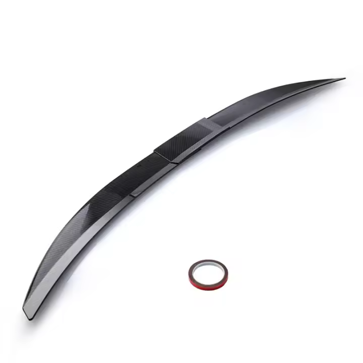 Alerón trasero Universal para coche, accesorio ajustable de fibra de carbono para maletero - 1