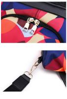 Mochila antirrobo, mujeres, ocio al aire libre, bolsa de viaje, impresión, mochila escolar de tela Oxford, mochila de moda, enviar colgante - details 6