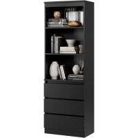 Estantería de Madera de 180cm con 3 Cajones Ideal para Oficina, Salón Organizador de Documentos, Archivadores, Carpetas, Libros - details 8