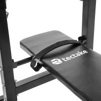 Banco de Pesas Plegable Ajustable para Entrenamiento en Casa Ideal para Press Banca y Ejercicios de Fitness Soporte Barra Pesas Incluido - details 8