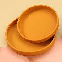 Juego de platos de cena de estilo nórdico para hornear, sartenes redondas de silicona para Pizza, bandeja antiadherente, platos de alimentación al aire libre, 3 uds. - details 7