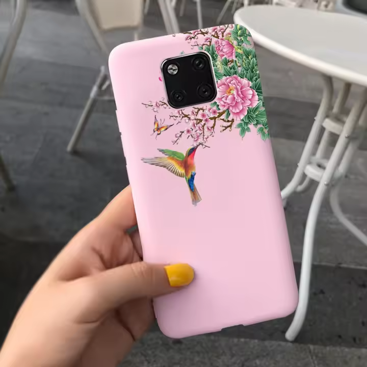 Fundas de teléfono de astronauta pequeño para Huawei Mate 20 Pro Mate20, cubierta trasera móvil para Mate 20 Pro, funda de silicona Mate Ultra suave - 1