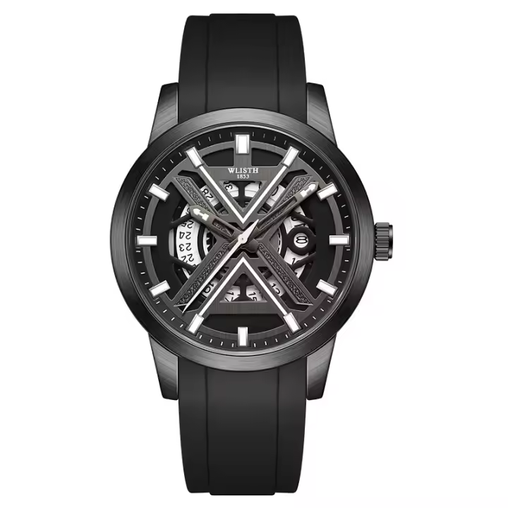 Tendencia reloj de pulsera calendario de moda reloj de hombre luminoso - 1