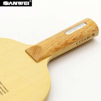 Sanwei HC.5S HC-5S HC 5S HC5S HINOKI Hoja de tenis de mesa de carbono suave para raqueta de ping pong - details 3