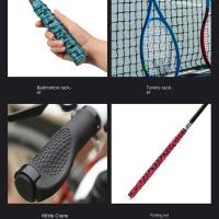 Cinta de agarre de bádminton para tenis, absorción de sudor, resistente al desgaste, elasticidad, empuñaduras de raqueta de bádminton, antideslizante de doble capa - details 6
