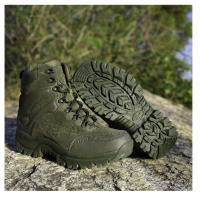 Botas de combate militares tácticas de alta calidad para hombre, zapatos de trabajo de cuero genuino del Ejército de EE. UU., caza, senderismo, Camping y montañismo - details 18