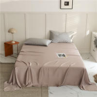Bonenjoy-sábana plana de seda Lyocell 60s, tamaño de 150/160cm, Sábana superior suave para la piel (sin funda de almohada) - details 2