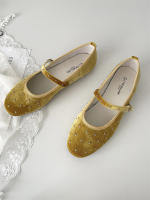 Zapatos Mary Jane Retro de Diseño Coreano Acabado Redondo de Cabeza con Hebilla de Terciopelo para Mujer - details 2