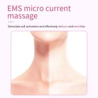 Masajeador facial, Antiarrugas Masajeador Cara Cuello, 45 ℃ y 3 modos de masaje con dispositivo facial, EMS Masajeador Facial eléctrico con 45 ℃ y 3 modos la piel del cuello - details 5