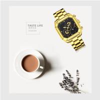 Relojes de cuarzo de lujo impermeables con calendario con correa - details 2