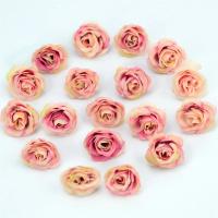 Mini cabezas de rosas artificiales de seda para decoración del hogar, accesorios artesanales de flores falsas, 10/50/100 piezas, 2,5 cm - details 7