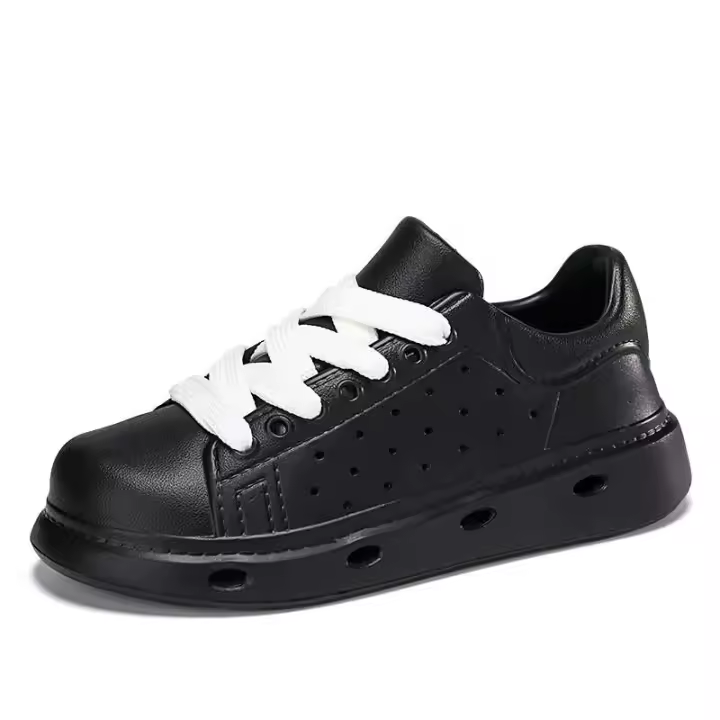 Nuevos zapatos ligeros de plástico moldeado por inyección para hombres, marca de calzado informal de aire de bajo precio 36-45, de alta calidad - 1