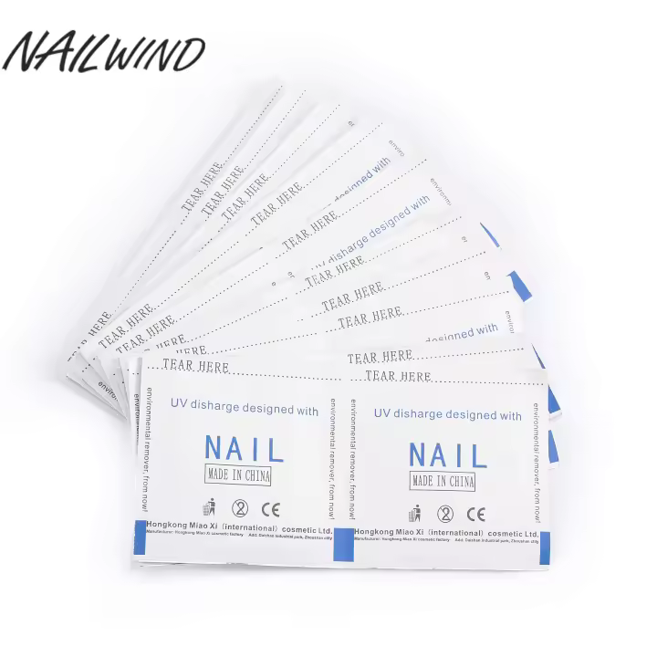 Esmaltes removedor de uñas, herramientas de manicura, toallitas húmedas, almohadillas de papel, removedor de esmalte de Gel, envolturas, papel de aluminio, limpiador de Arte de uñas - 1