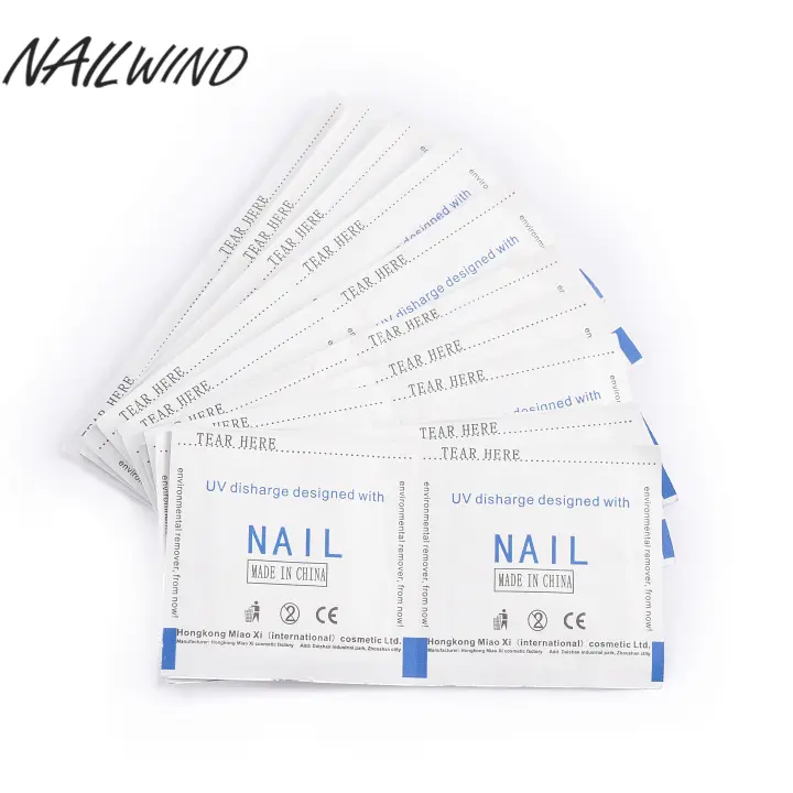 Esmaltes removedor de uñas, herramientas de manicura, toallitas húmedas, almohadillas de papel, removedor de esmalte de Gel, envolturas, papel de aluminio, limpiador de Arte de uñas - 1