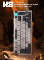 Darmoshark Teclado Mecánico Inalámbrico K8 para Juegos con Retroiluminación RGB Bluetooth y Cable USB-C Compatible con GATERON de 81 Teclas - details 0