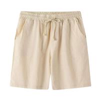 Pantalones cortos elásticos de color liso para hombre, pantalones deportivos de algodón o pantalones para correr, ropa deportiva para hombre - details 5