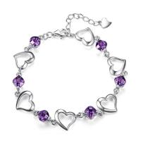 Pulsera de plata de alta calidad para mujer, cadena de varios estilos para fiesta de boda, hermoso regalo de joyería - details 10