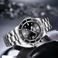 Reloj Mecánico Automático de Lujo Premium WINNER 002 Correa de Acero Inoxidable Resistente al Agua - details 11