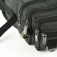 Riñoneras multicapa de 4 capas, bolso de lona multifunción de gran capacidad para el pecho, bolsillo para teléfono, riñonera, riñonera para ciclismo - details 1