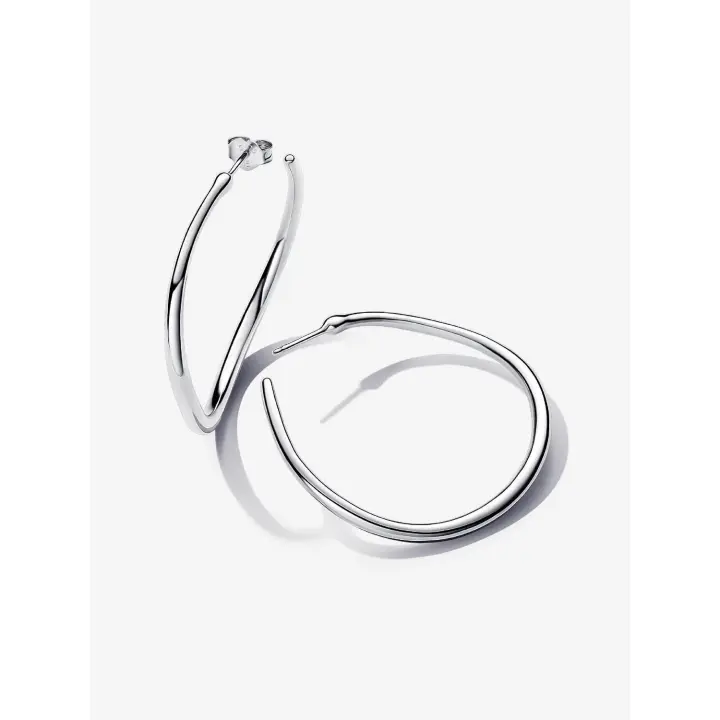 Pendientes abiertos de plata de ley -42 mm - 1