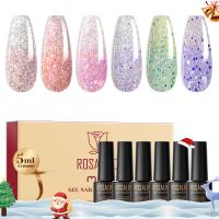 ROSALIND juego de esmaltes de uñas de Gel para Halloween y Navidad, lámpara UV/LED, varios colores, otoño e invierno, para tu fiesta de uñas loca - details 13