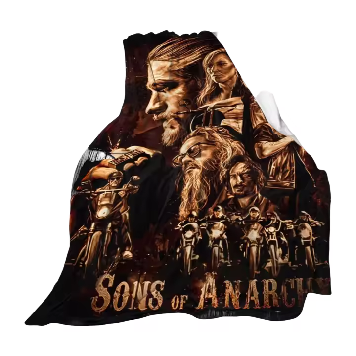 Manta Suave de Terror de Sons de Horror Ideal para Sofá, Cama, Aire Acondicionado - 1