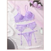 HERA Fashion Nuevo conjunto de sujetador de lencería sexy dulce rosa bordado - details 16