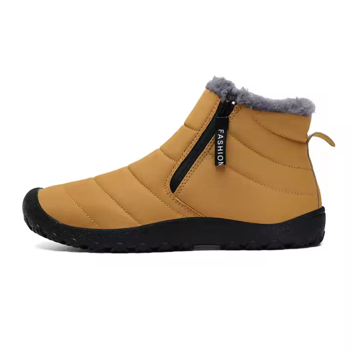Zapatos de algodón cálidos engrosados ​​al aire libre zapatos de hombre de invierno de terciopelo con cremallera - 1