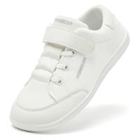 Zapatos De Tobillo Ancho Para Niños HOBIBEAR Zapatillas Minimalistas De Piel Sintética Y Malla Ligera Con Enganche Para Niños Y Niñas - details 12