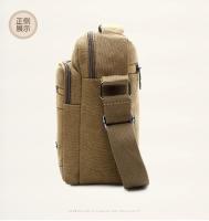 Bolso de hombro de lona para hombre, bandolera de lona de estilo coreano, para viajes de ocio al aire libre, bolso de hombro portátil - details 6