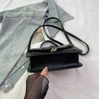 Bandolera mensajero de cuero de PU elegante, bolso bandolera de Color sólido, bolso de mano para mujer - details 6